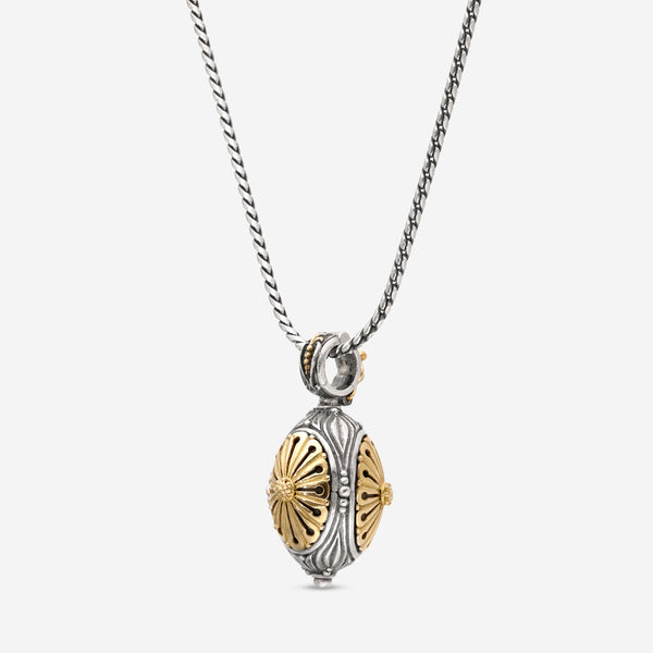 Konstantino Sterling Silver and 18K Yellow Gold, Pendant  Necklace C-MEKJ608-130 - THE SOLIST
