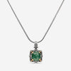 Konstantino Sterling Silver and 18K Yellow Gold, Green Aventurine Doublet Nightfall Pendant Necklace C-MEKJ709-549 - THE SOLIST