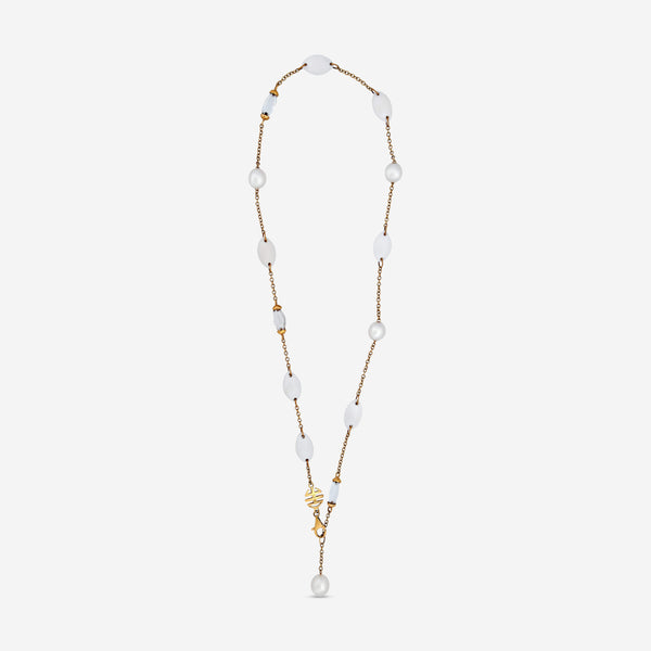 Mimi Milano 18k Rose Gold And Rock Crystal Necklace C153R1A1J