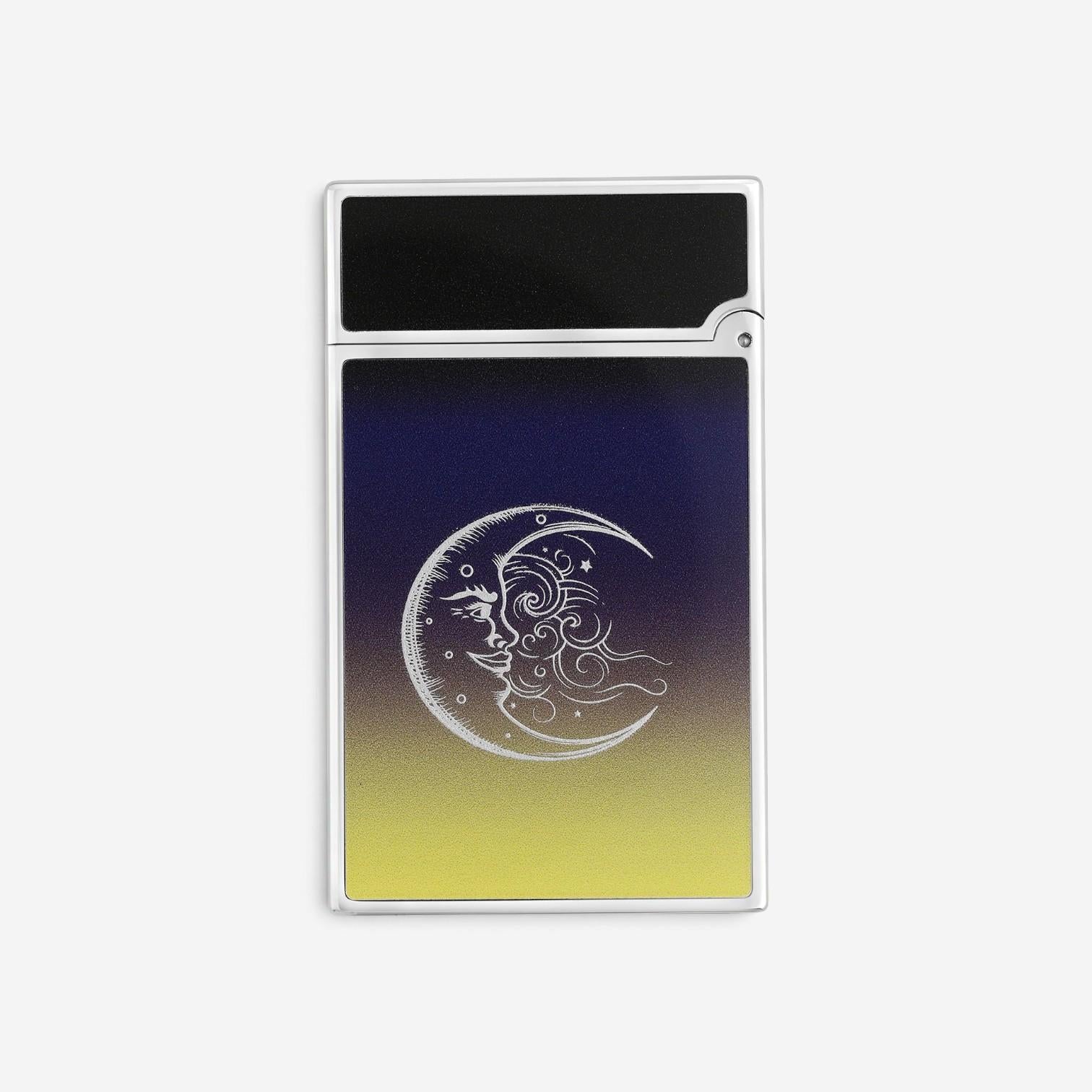 S.T. Dupont Montecristo La Nuit Yellow to Black Lacquer Line 2 Lighter C16035