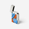 S.T. Dupont Le Mans Blue & Orange Lacquer & Palladium Line 2 Lighter C16089