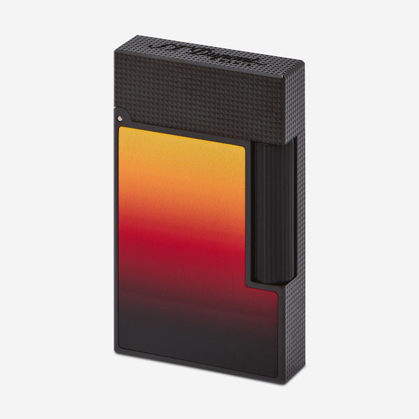 S.T. Dupont Line 2 La Flamme Gradient Orange Lacquer Lighter C16133