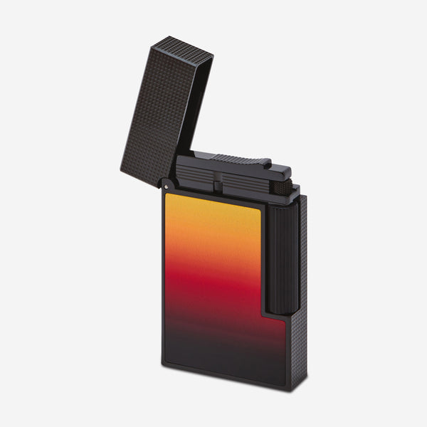 S.T. Dupont Line 2 La Flamme Gradient Orange Lacquer Lighter C16133