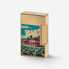 S.T. Dupont Line 2 Cuba Fields & Flag Gold & Multi-Color Lacquer Lighter C16655