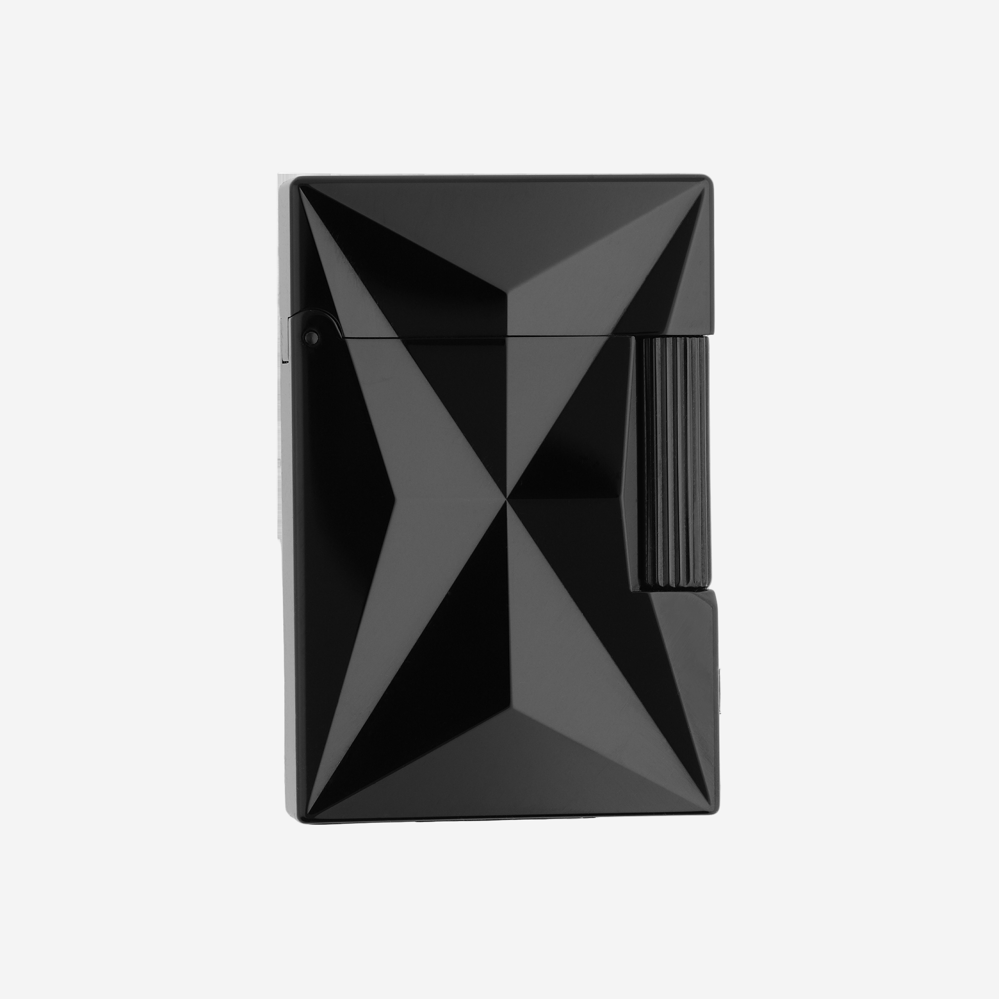 S.T. Dupont Line 2 Fire X Black Brass Small Model Lighter C18612