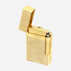 S.T. Dupont Le Grand Brass & Yellow Gold Plated Diamond Head Lighter C23009