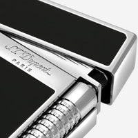 S.T. Dupont LeGrand Black Lacquer & Palladium Lighter C23010