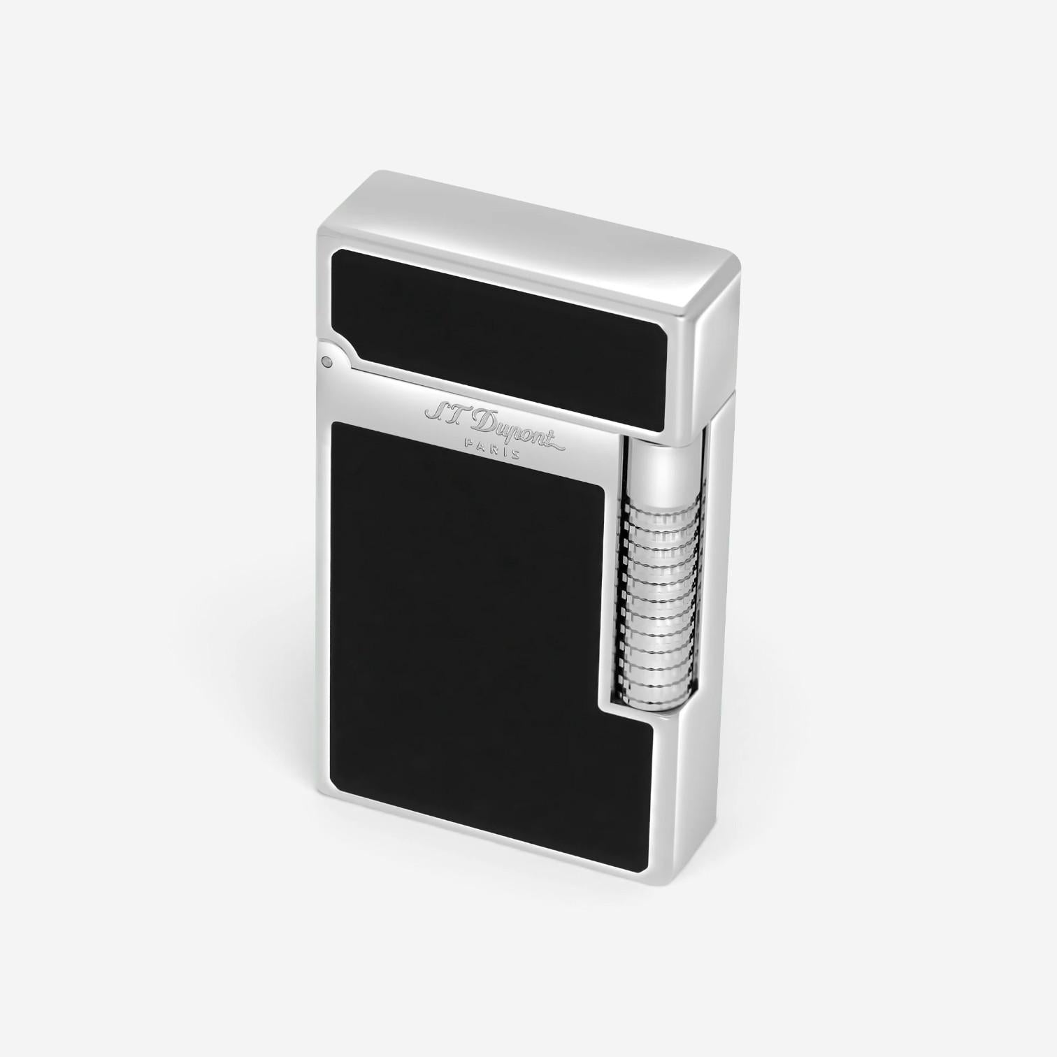 S.T. Dupont LeGrand Black Lacquer & Palladium Lighter C23010