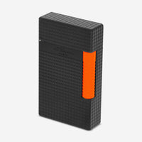 S.T. Dupont Le Grand Fluo Neon Orange Matte Black Metal Lighter C23069