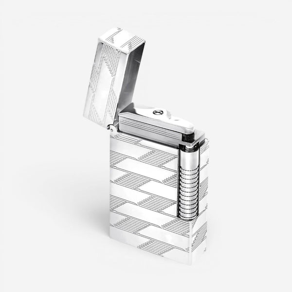 S.T. Dupont LeGrand Monogram 1872 Palladium Lighter C23180