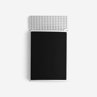 S.T. Dupont LeGrand Black Lacquer Palladium Diamond Head Lighter C23780CL