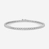 Mémoire - Milgrain 18K White Gold Line Diamond Bracelet CBDD134-18KW - THE SOLIST