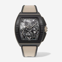 Bianchet Flying Tourbillon Grande Date Titanium & Carbon Manual Wind Men's Watch CBEBFTGD4