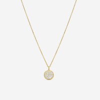 MEMOIRE - 18K YG Luna Pave Medallion Necklace 11mm (Approx.3.8gr./ DIA: .45ct.twd.) - CCPV110-YG
SIZE / L:18" - THE SOLIST