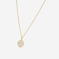 MEMOIRE - 18K YG Luna Pave Medallion Necklace 11mm (Approx.3.8gr./ DIA: .45ct.twd.) - CCPV110-YG
SIZE / L:18" - THE SOLIST
