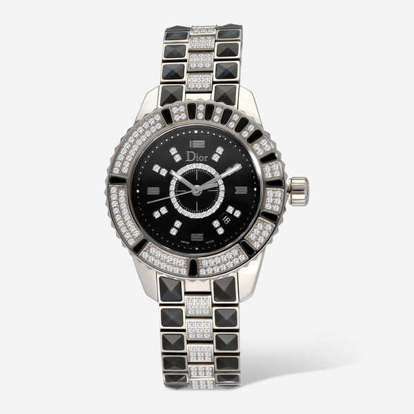 Dior Christal Stainless Steel 33mm Quartz Ladies Watch CD11311DM001
