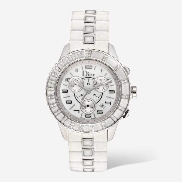 Dior Christal Chronograph Stainless Steel 38mm Quartz Ladies Watch CD114311R001