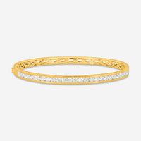Mémoire - Channel Set Diamond Bangle 2.30ctw 18K Yellow Gold Bracelet FGCS123-18KY - THE SOLIST