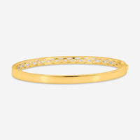 Mémoire - Channel Set Diamond Bangle 2.30ctw 18K Yellow Gold Bracelet FGCS123-18KY - THE SOLIST