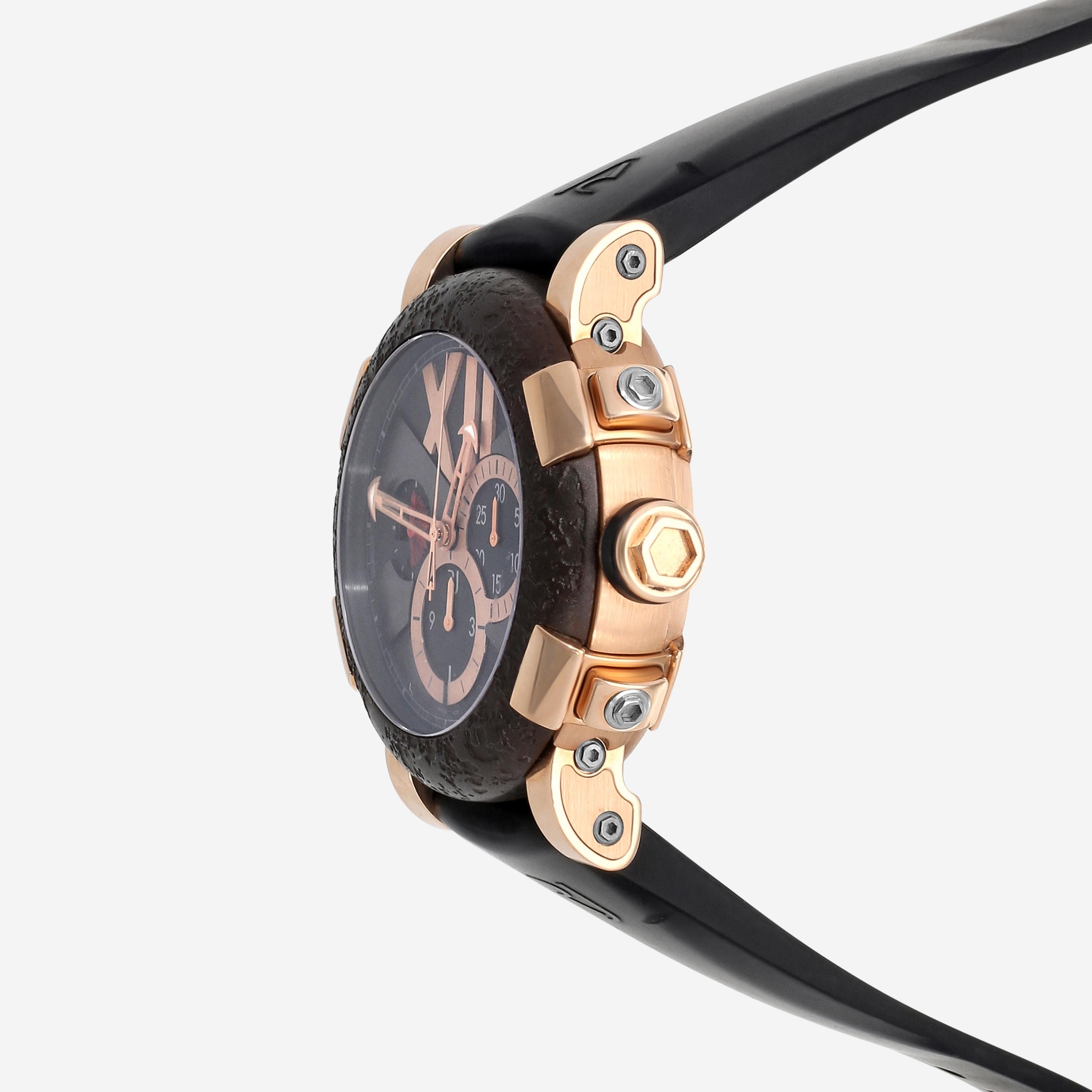 Romain Jerome Titanic DNA 18K Rose Gold Chrono Automatic Men's Watch CH.T.OXY