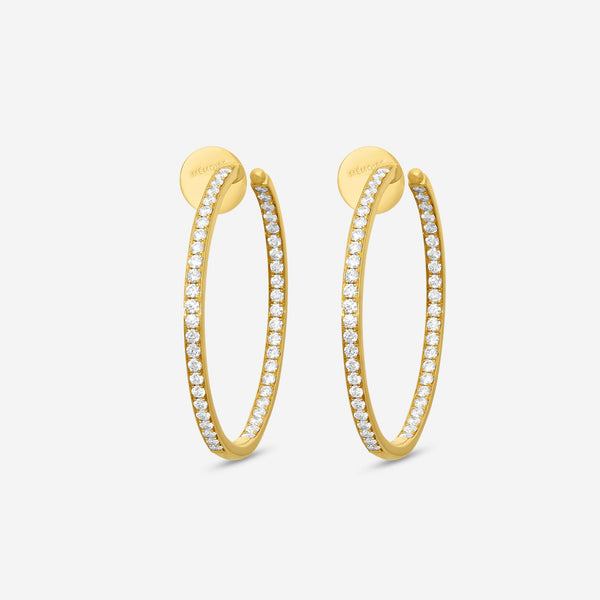 Memoire - 18K YG Classics Hoops Approx 10.6 gr - CHHO205 - THE SOLIST