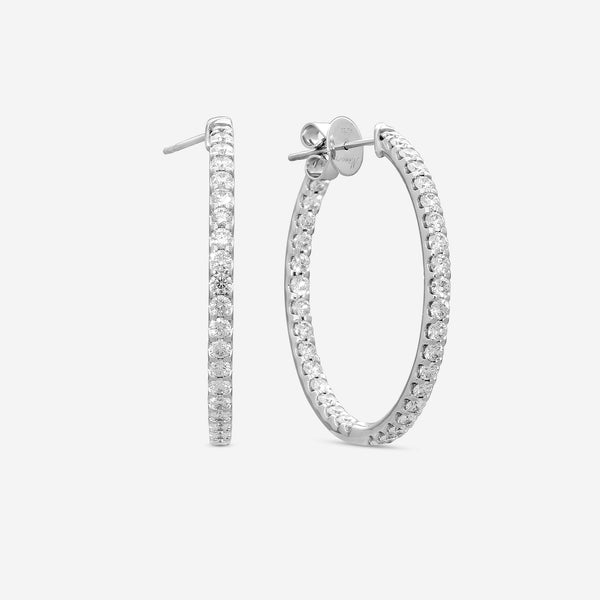 Mémoire Odessa 18K White Gold Diamond Hoop Earrings CHHO33734348W72000 - THE SOLIST
