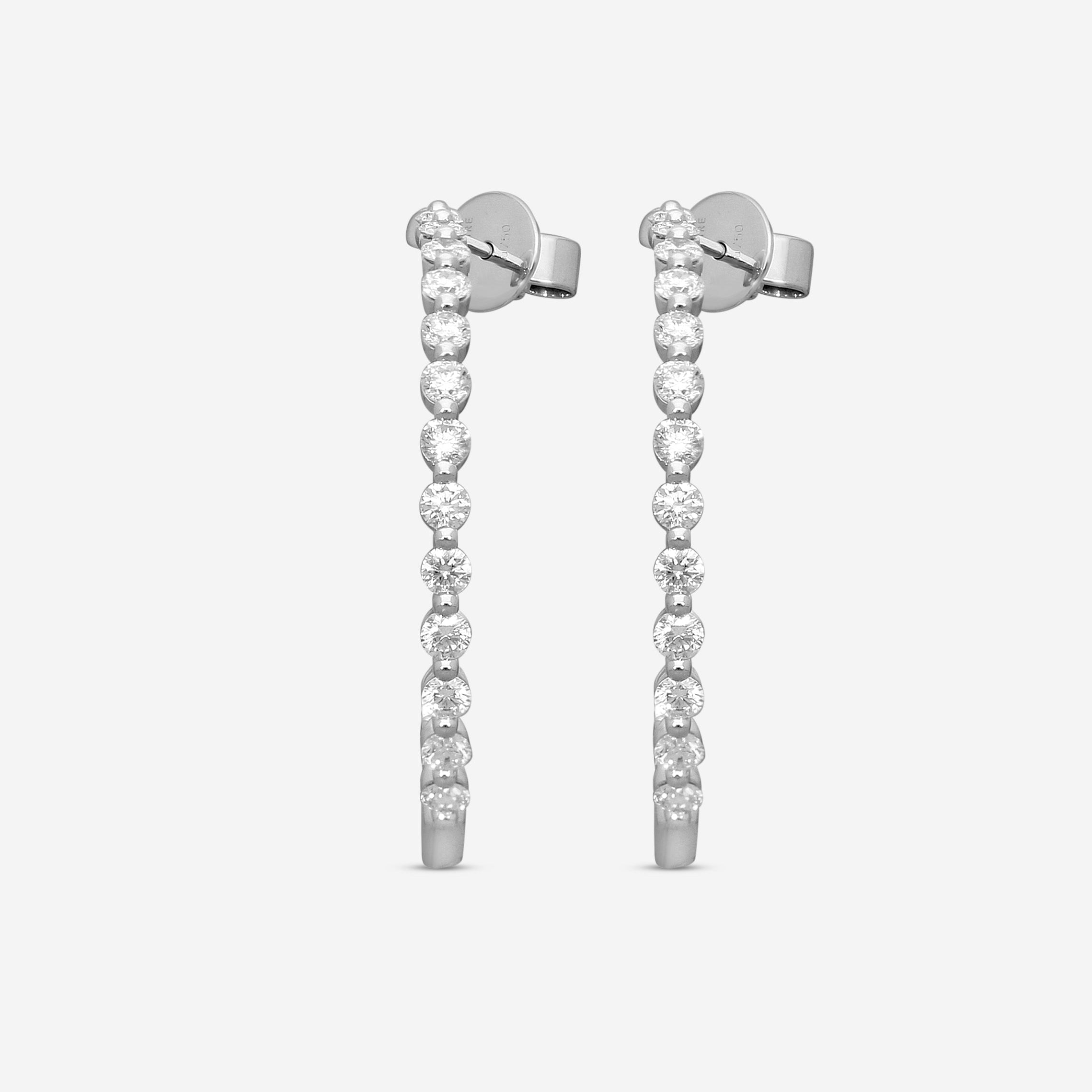 Memoire - Aura Diamond Hoops 3ctw approx. - CHHO460-18KW - THE SOLIST