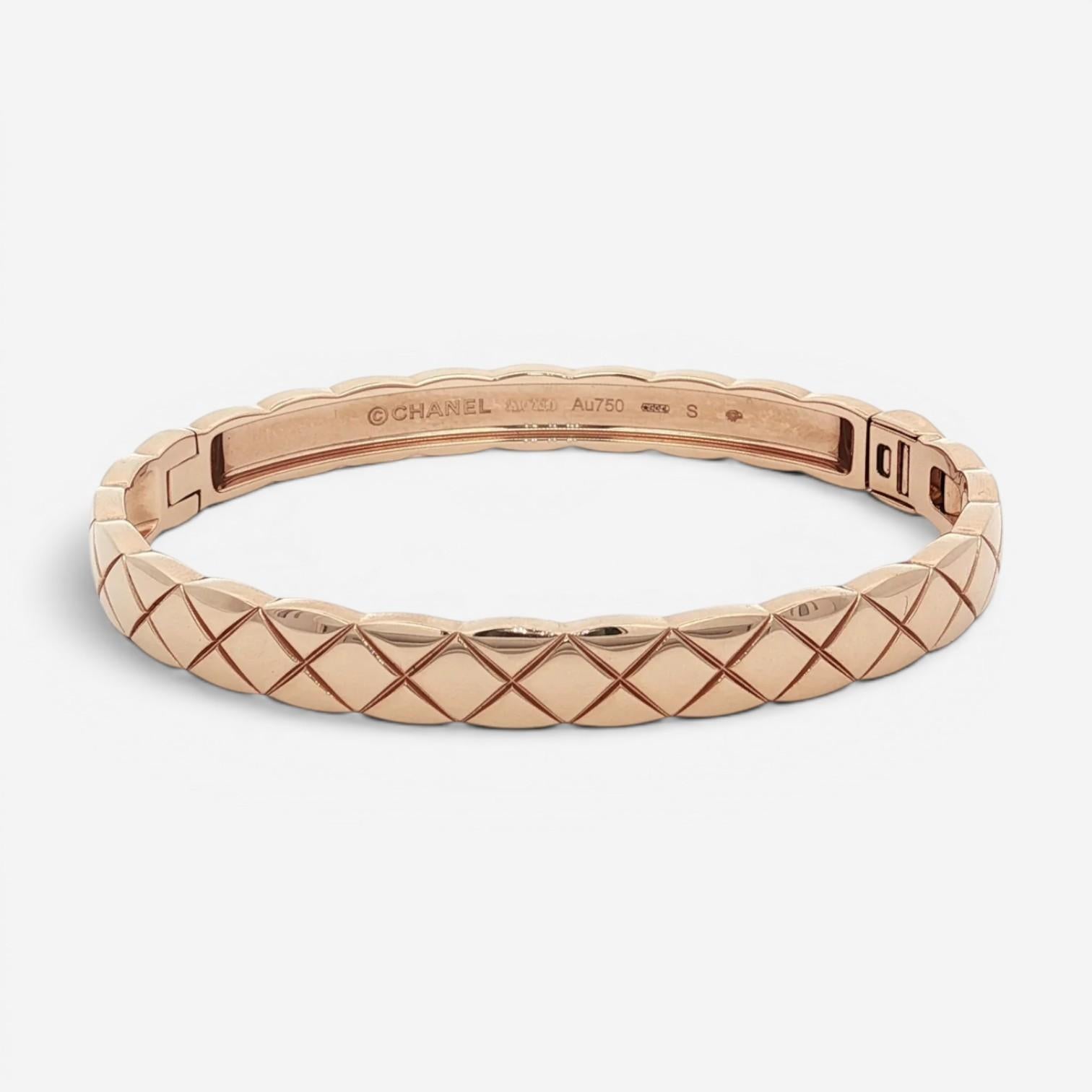 Chanel Coco Crush 18K Rose Gold Bracelet J11333