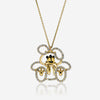 Minu by Giovanni Ferraris 18K Yellow Gold 0.48ct.tw Diamond Playful Teddy Bear Pendant Necklace CL1672BG-L - THE SOLIST