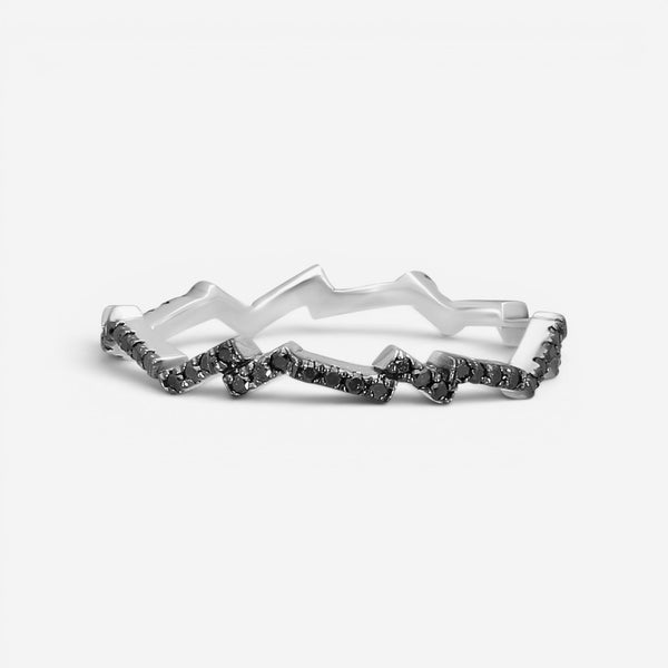 Suzanne Kalan 18K White Gold Diamond Ring Sz. 6.5 CLR162B-WG6.5