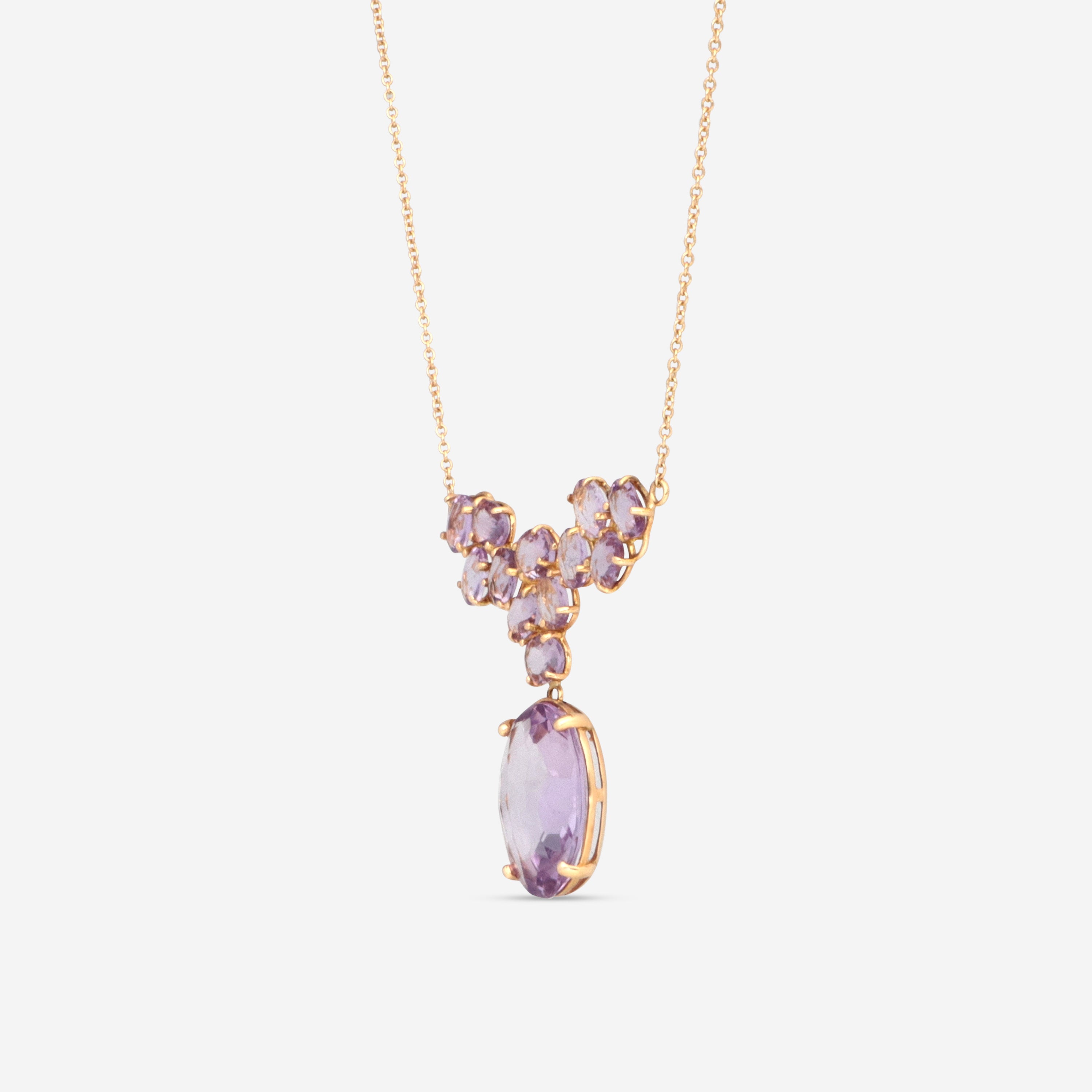 Nanis 18K Yellow Gold Natural Stone Pendant Necklace CN23-565 - THE SOLIST