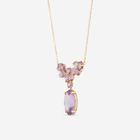 Nanis 18K Yellow Gold Natural Stone Pendant Necklace CN23-565 - THE SOLIST