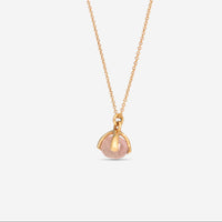 Nanis 18K Yellow Gold Rock Crystal Pendant Necklace CN4-488