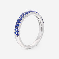 Ina Mar 14K  White Gold Blue Sapphire 0.81ct.tw  Ring IMKGK54