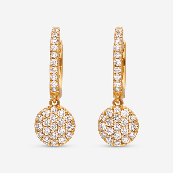 Ina Mar 14K Yellow Gold, Diamonds 0.54ct.tw. Drop Earrings CN/557758 - THE SOLIST