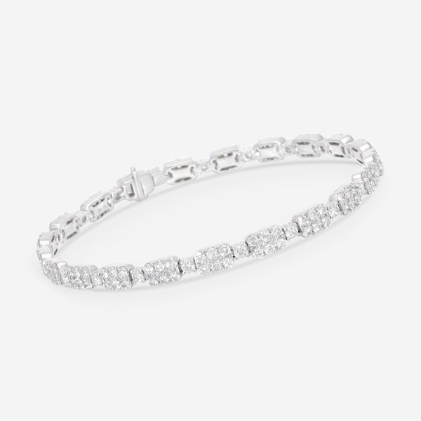 Ina Mar 14K White Gold Diamond 5.12ct.twd. Bracelet IMKGK36 - THE SOLIST