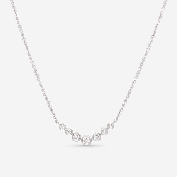 Ina Mar 18K White Gold, Diamond Pendant Necklace IMKGK23 - THE SOLIST