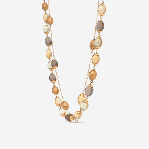 Nanis 18K Yellow Gold Beaded Necklace CN6-539 - THE SOLIST
