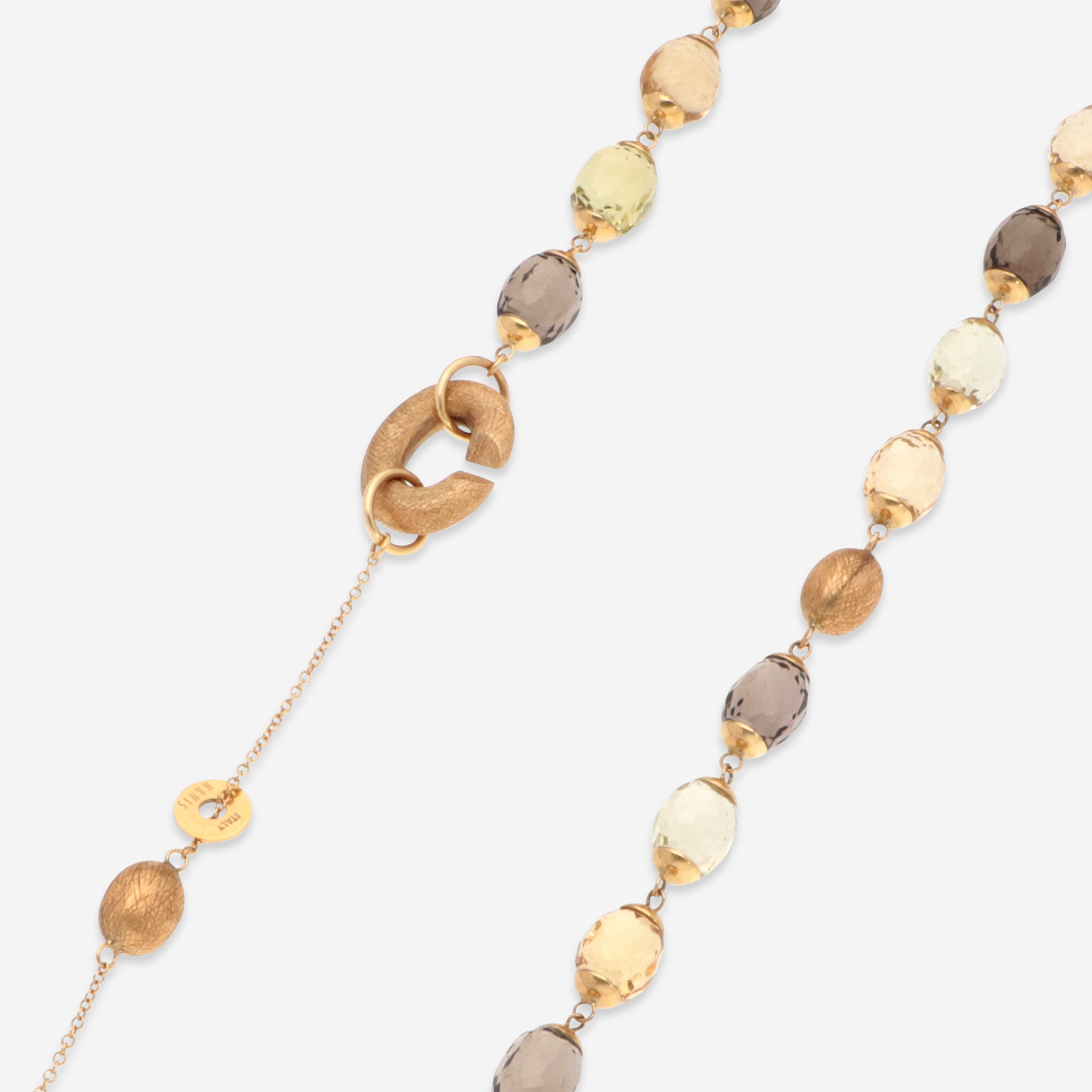 Nanis 18K Yellow Gold Beaded Necklace CN6-539 - THE SOLIST
