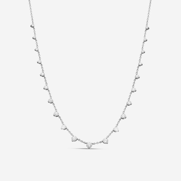 MEMOIRE - 18K WG Essentials 21-Stone Necklace  (Approx.4.14gr./ DIA: 1.14ct.twd.) - CNDD207-WG
SIZE / L:18" - THE SOLIST