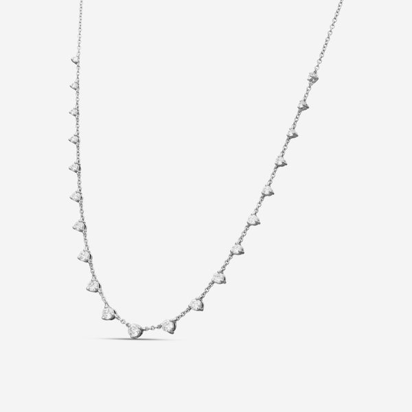 MEMOIRE - 18K WG Essentials 21-Stone Necklace  (Approx.4.14gr./ DIA: 1.14ct.twd.) - CNDD207-WG
SIZE / L:18" - THE SOLIST