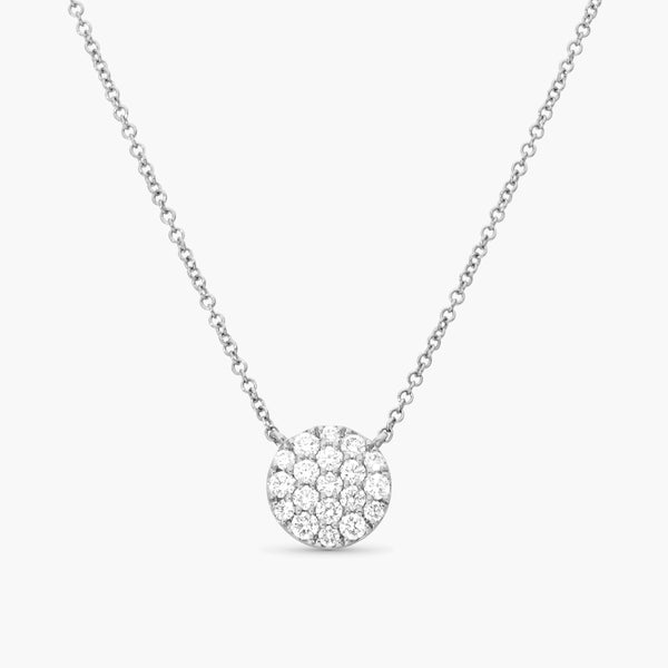 Ina Mar 14K White Gold, Diamond Pendant Necklace IMKGK22