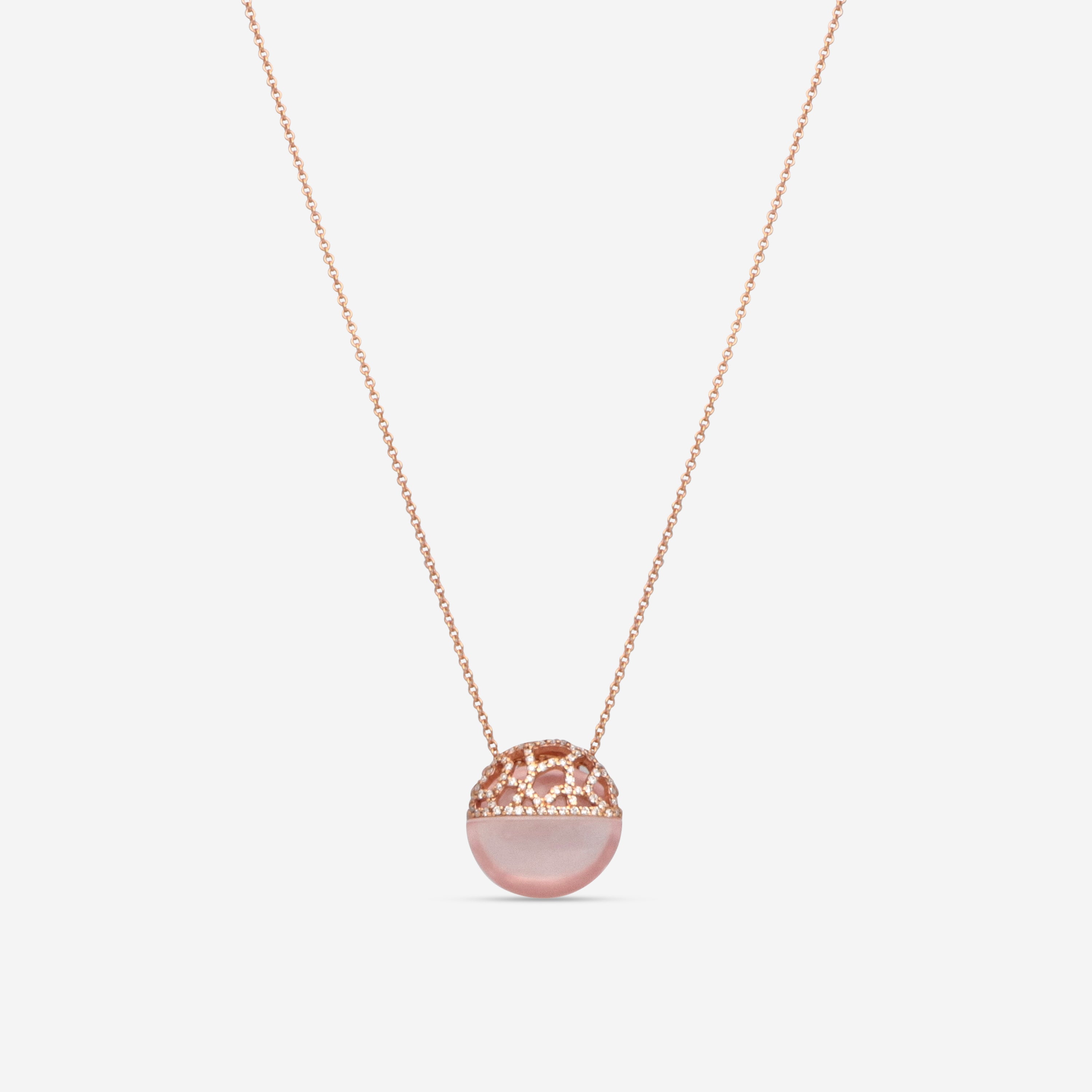 Nanis 18K Yellow Gold Diamond & Natural Stone Pendant Necklace CS1-548 - THE SOLIST