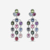 Diana M. Jewels 18K White Gold Sapphire & Diamond Chandelier Earrings CSE242