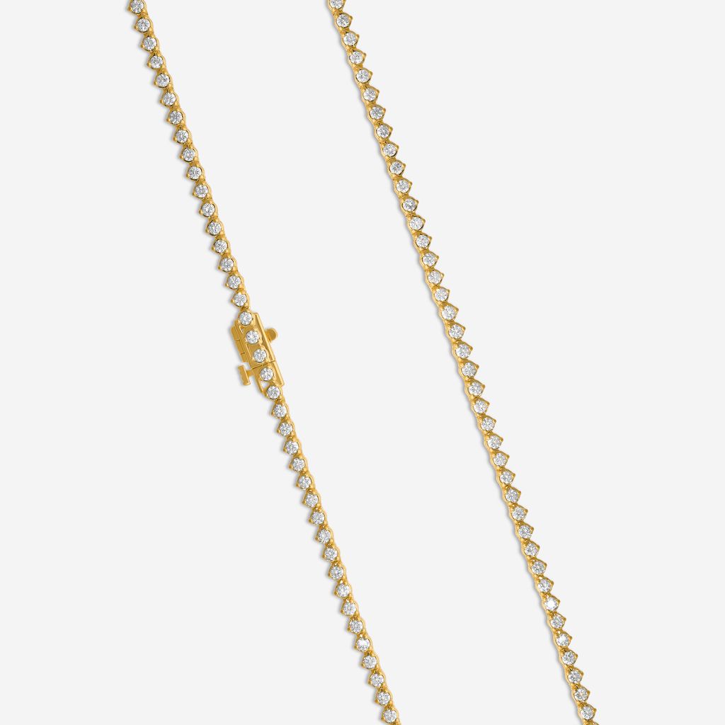 Ina Mar 14K Yellow Gold Diamond Martini Tennis Necklace N1154B-FY-400F - THE SOLIST