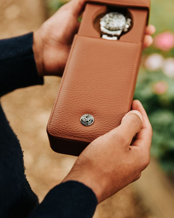 Rapport Berkeley Leather Single Watch Holder Slipcase D16