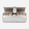 Rapport London Carbon Silver Carbon Fibre Three Watch Roll D353