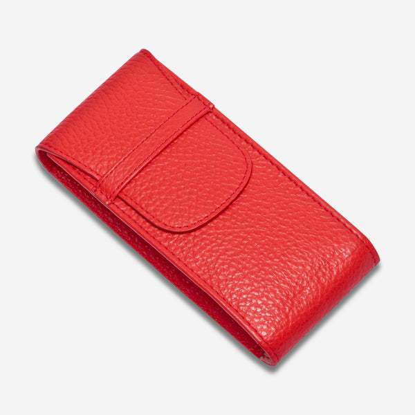 Rapport Portobello Red Leather Single Watch Pouch D402