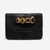 Armenta Black Caiman Leather Small Clutch 06944 - THE SOLIST
