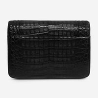 Armenta Black Caiman Leather Small Clutch 06944 - THE SOLIST